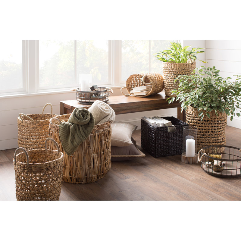 Tall Round Floor Basket & Reviews Birch Lane